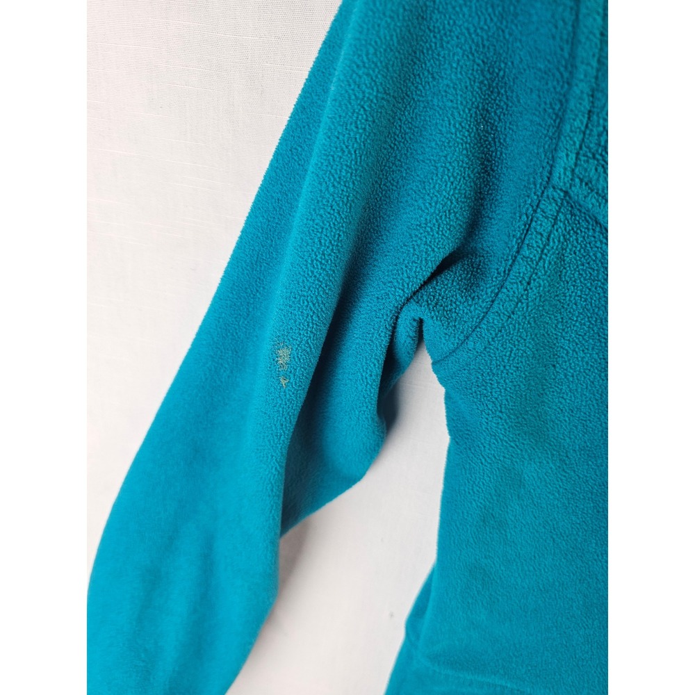 The North Face Womens TKA 100 Full Zip Fleece Jacket Teal Blue Medium - Picture 8 of 13
